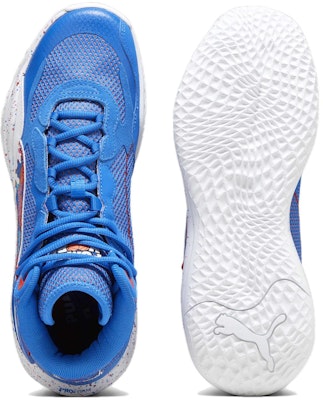 Puma Playmaker Pro Mid Dylan 'Bluemazing Red' 379284-01 Shop Puma Playmaker Pro Mid Dylan 'Bluemazing Red' 379284-01