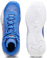 Puma Playmaker Pro Mid Dylan 'Azul Asombroso Rojo' 379284-01 Shop Puma Playmaker Pro Mid Dylan 'Azul Asombroso Rojo' 379284-01