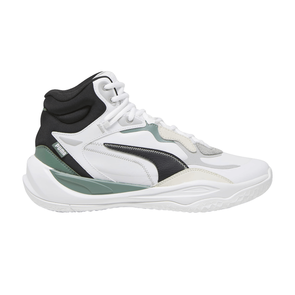 Buy プーマ プレイメーカー プロ ミッド+ ブラックアッシュグレー 379016-01