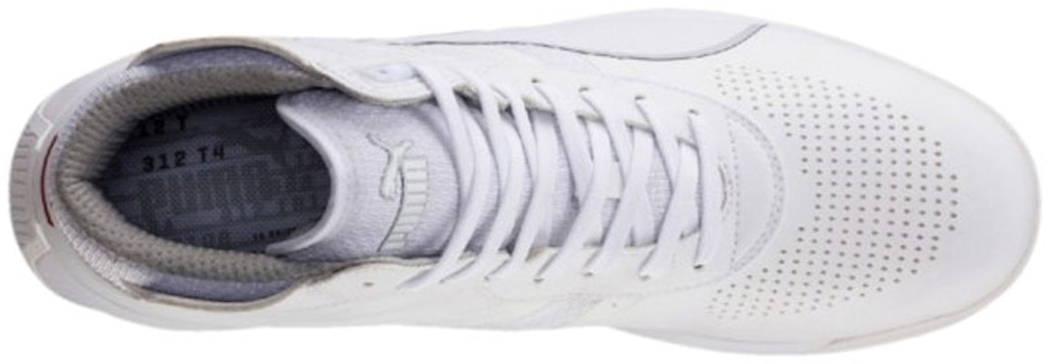 プーマ ポディオ ミッド "カジュアル白" (Puma Podio Mid "Kajuaru Shiro") 305915-02 Shop プーマ ポディオ ミッド "カジュアル白" (Puma Podio Mid "Kajuaru Shiro") 305915-02