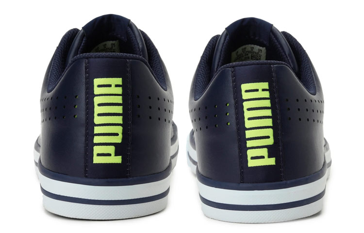 Shop Puma 運動風範 Idp pu鞋面 簡約舒適 低筒休閒板鞋 藍色
