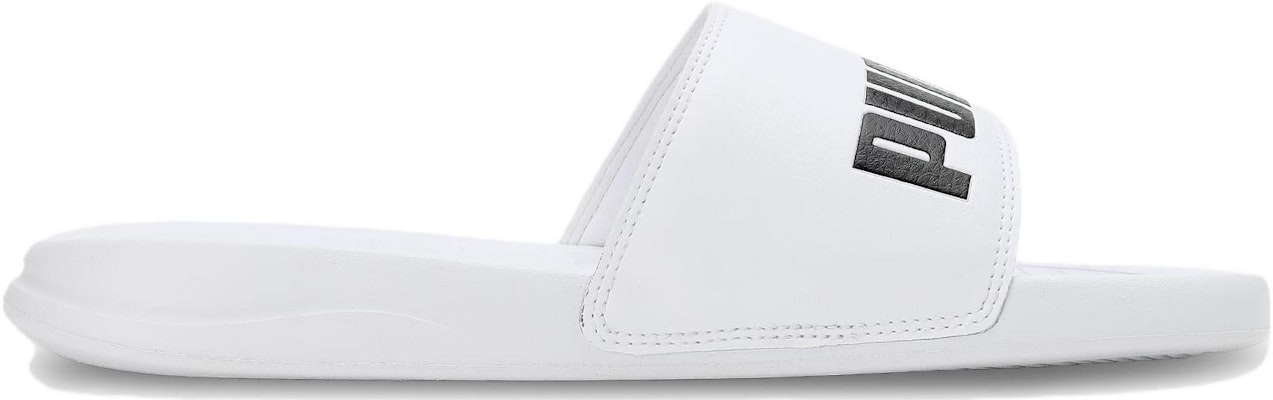 PUMA Popcat 20 Res 防滑耐磨 運動拖鞋 男款 白黑 Order PUMA Popcat 20 Res 防滑耐磨 運動拖鞋 男款 白黑