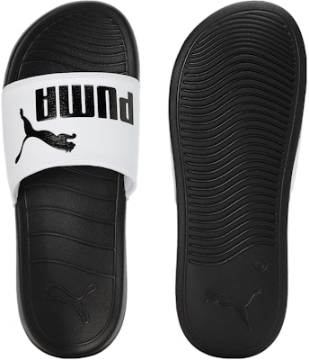 PUMA Popcat 20 Res 防滑耐磨 運動拖鞋 男女同款 白黑 Lookbook PUMA Popcat 20 Res 防滑耐磨 運動拖鞋 男女同款 白黑