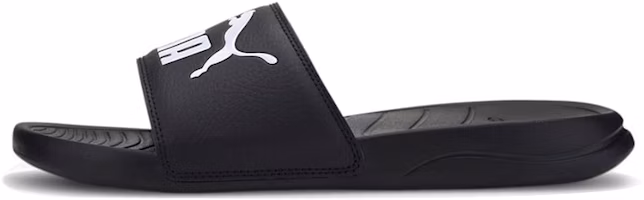 Puma Popcat 20 Outdoor Slides 'Black and White Comfort' 384475-01 Puma Popcat 20 Outdoor Slides 'Black and White Comfort' 384475-01