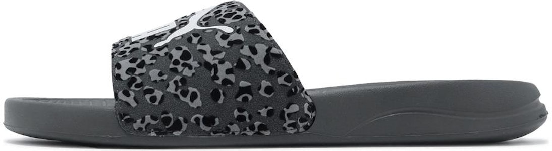 彪马 Popcat 20 "我是戏剧" 灰色豹纹拖鞋 395422-02 Buy 彪马 Popcat 20 "我是戏剧" 灰色豹纹拖鞋 395422-02