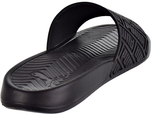 Puma Popcat Rubber 潮流百搭 戶外運動拖鞋 黑 Shop Puma Popcat Rubber 潮流百搭 戶外運動拖鞋 黑