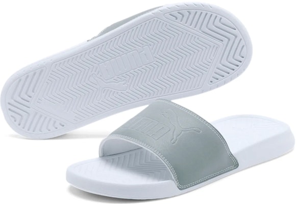 Puma Popcat 反光拖鞋 '银白色' 369422-01 Purchase Puma Popcat 反光拖鞋 '银白色' 369422-01