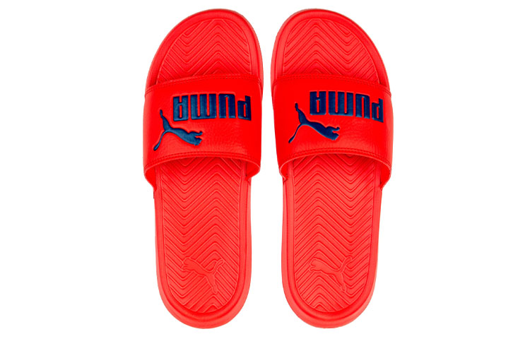 Lookbook 彪马 Popcat 红色拖鞋 360265-47