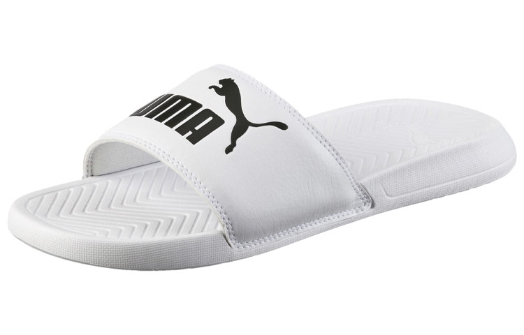 Lookbook Puma Popcat Badeschlappen ''Weiß Schwarz'' 360265-12