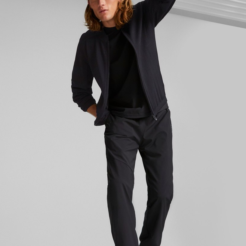 Shop Puma Porsche Design 黑色 logo 拉鍊休閒外套 536155-01