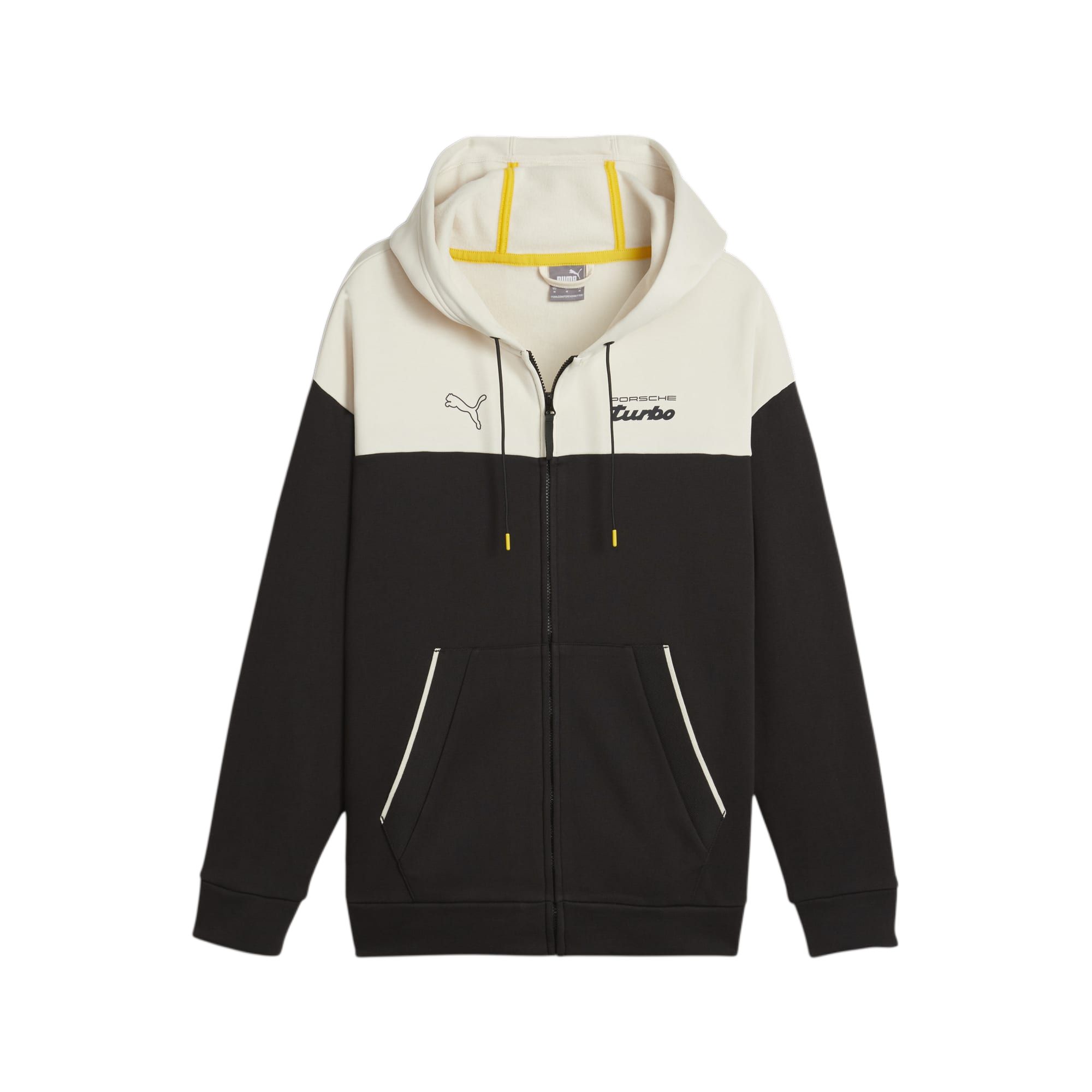 Puma Porsche Legacy Black White Colorblock Hoodie 624552-01