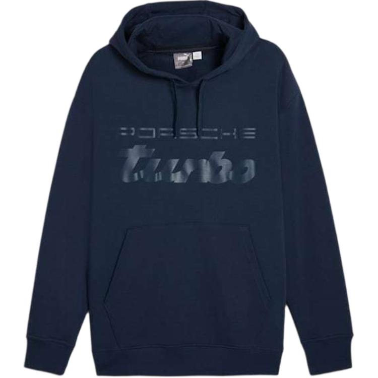 Puma Porsche Legacy ESS Hoodie Navy Blue Breathable Pullover Sweatshirt 626381-03