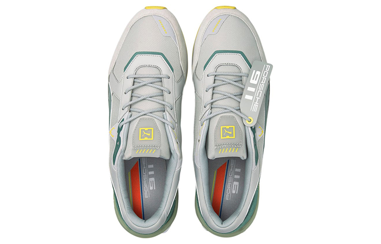 Lookbook Puma Porsche Legacy Low ''Gris Vert Jaune'' 306811-03