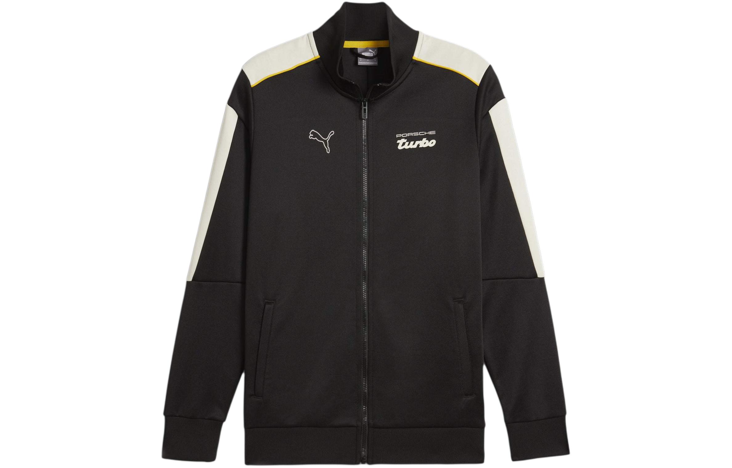 Puma Porsche Legacy MT7 Motorsport Track Jacket Black Colorblock 624558-01