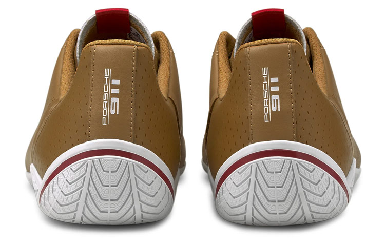 Lookbook Puma Porsche Legacy Ridge Cat ''Tan Low'' Beige Chaussures Basses. 306709-04