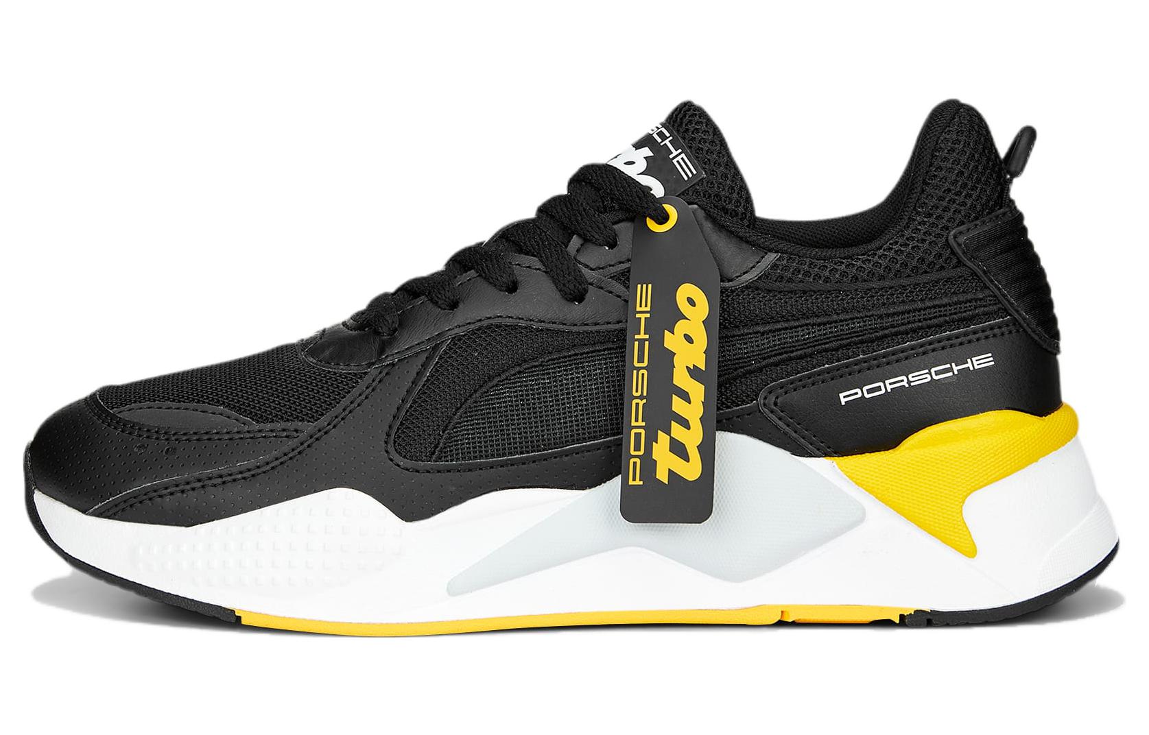 Buy PUMA 保時捷傳承系列 Rs-X 防滑耐磨 低幫 運動休閒鞋 男女同款 黑白黃