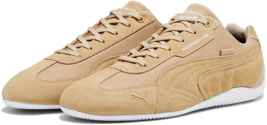PUMA 保时捷傳承 Speedcat 耐磨平衡 低帮 生活休閒鞋 男女同款 茶色 Lookbook PUMA 保时捷傳承 Speedcat 耐磨平衡 低帮 生活休閒鞋 男女同款 茶色