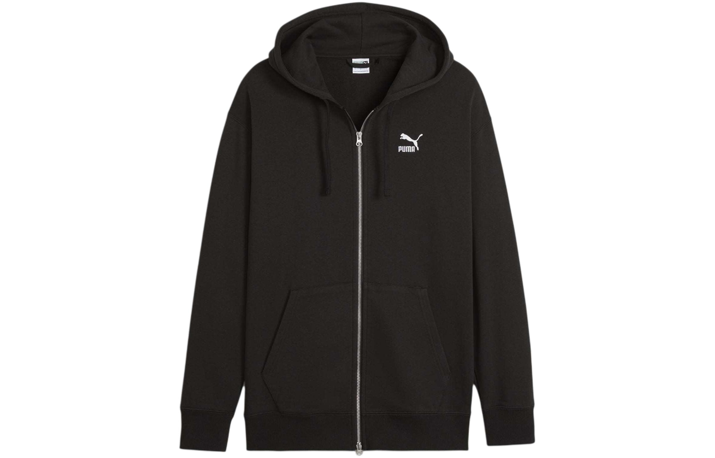 Puma Porsche Legacy Statement Black Hoodie Unisex Casual Loose Fit Zip-Up 624247-01