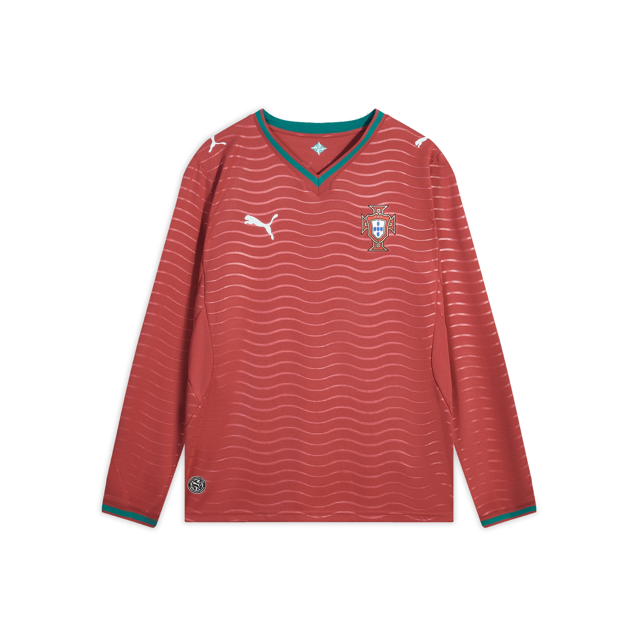 Puma Portugal 2026 Long Sleeve Home Replica Jersey Football Shirt. 783279-01