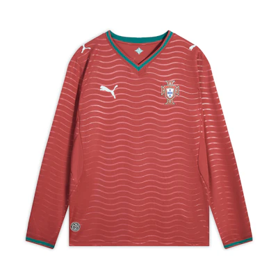 Puma Portugal 2026 Long Sleeve Home Replica Jersey Football Shirt. 783279-01