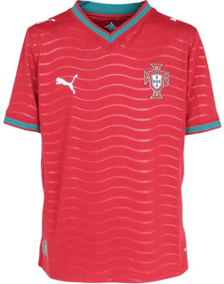 Puma Portugal Home Fan T-Shirt Kids' Short Sleeve with Logo. 783281-01 Buy Puma Portugal Home Fan T-Shirt Kids' Short Sleeve with Logo. 783281-01