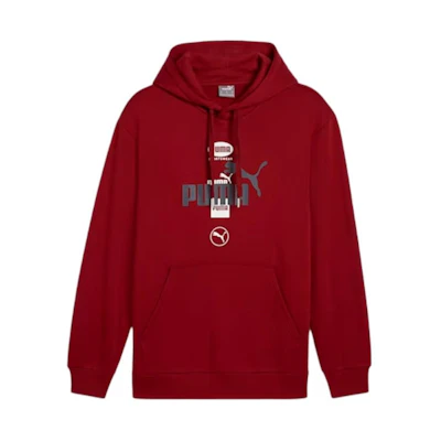 Puma POWER Graphic Hoodie Casual Sweatshirt Deep Red 681741-13