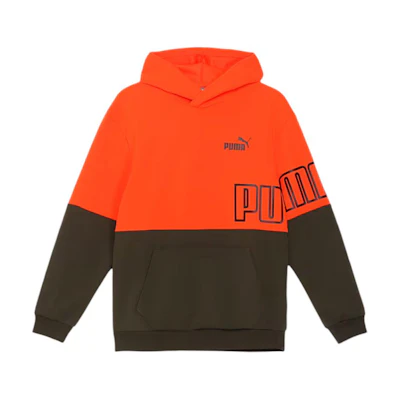 Puma Power MX Hoodie Pullover Sweatshirt Orange 683607-18