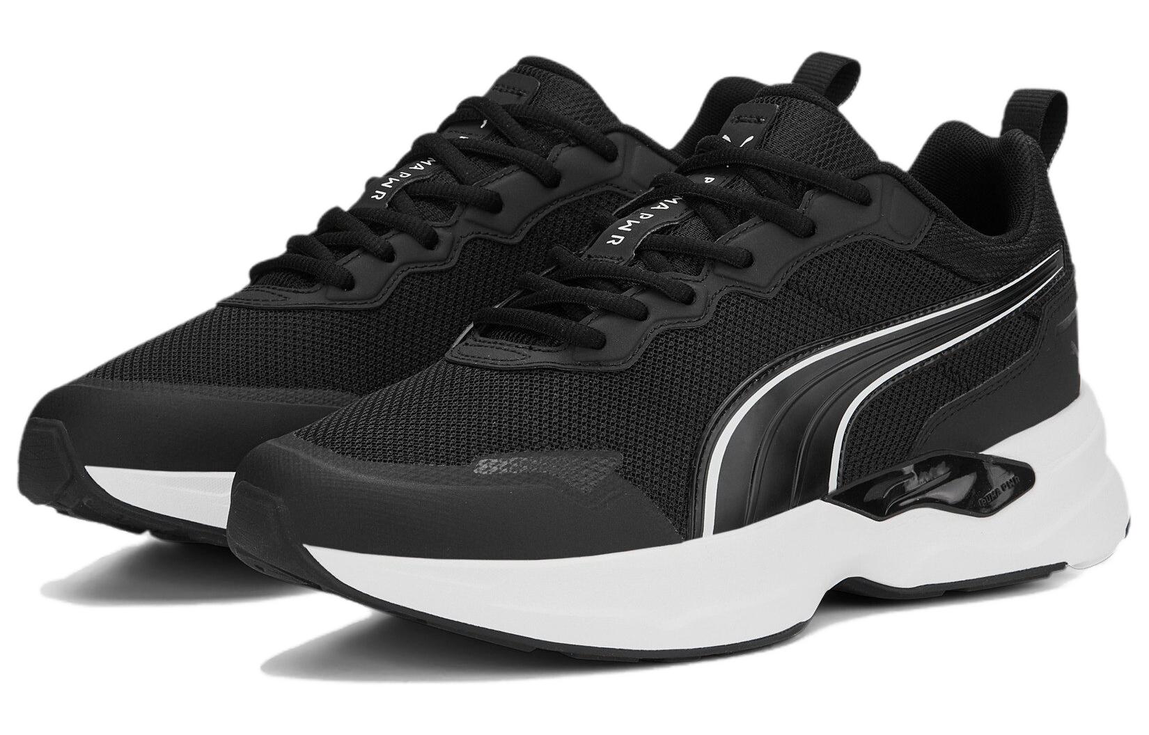 Order プーマ パワーランナー 黒白 (Puma Pawārannā KuroShiro) 388987-03