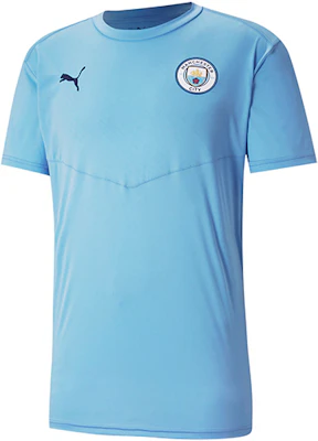 Puma Pre-Match Training Tee Biru Muda Kaos Olahraga Kasual. 758698-01 Buy Puma Pre-Match Training Tee Biru Muda Kaos Olahraga Kasual. 758698-01