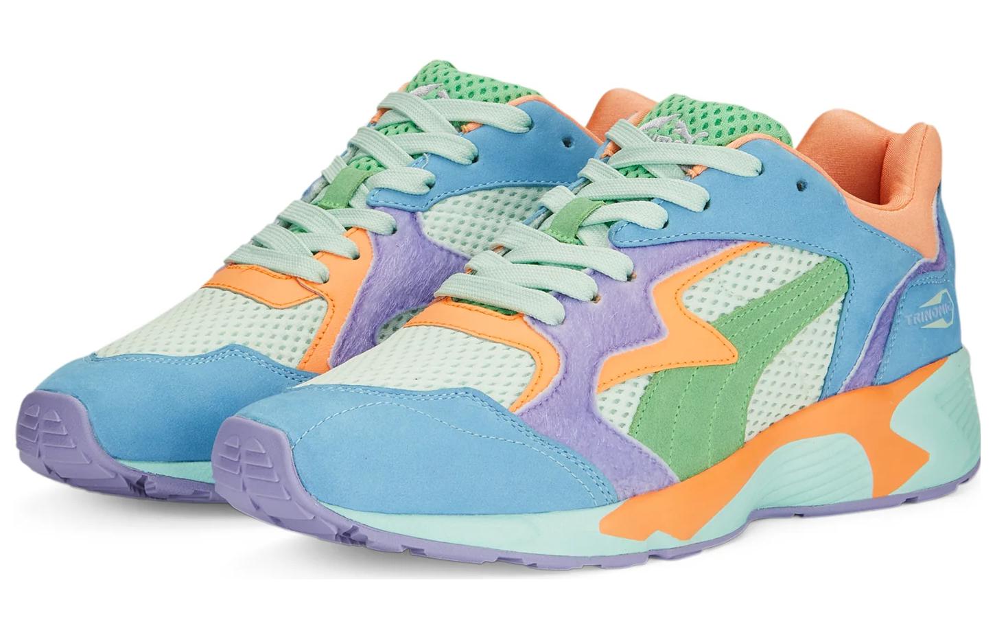 Lookbook Puma Prevail ''Bleu Vert Orange'' 391139-01