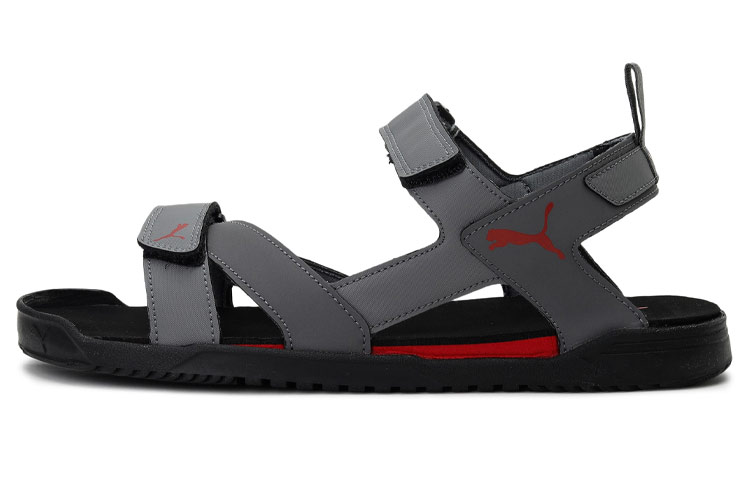 Puma Prime MU IDP Sandals 'Grey Red' 373007-03