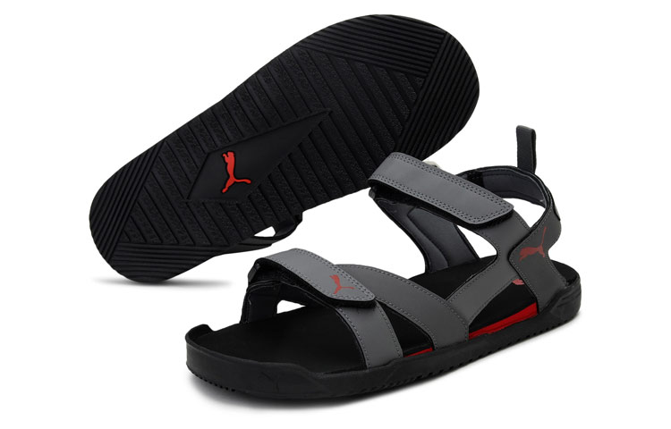Shop Sandales Puma Prime MU IDP ''Gris Rouge'' 373007-03