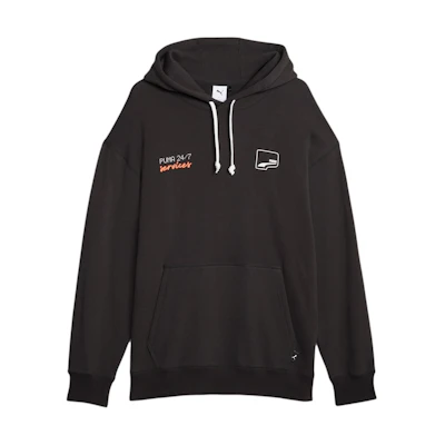 Puma Printed Casual Hoodie Unisex Black 620824-01