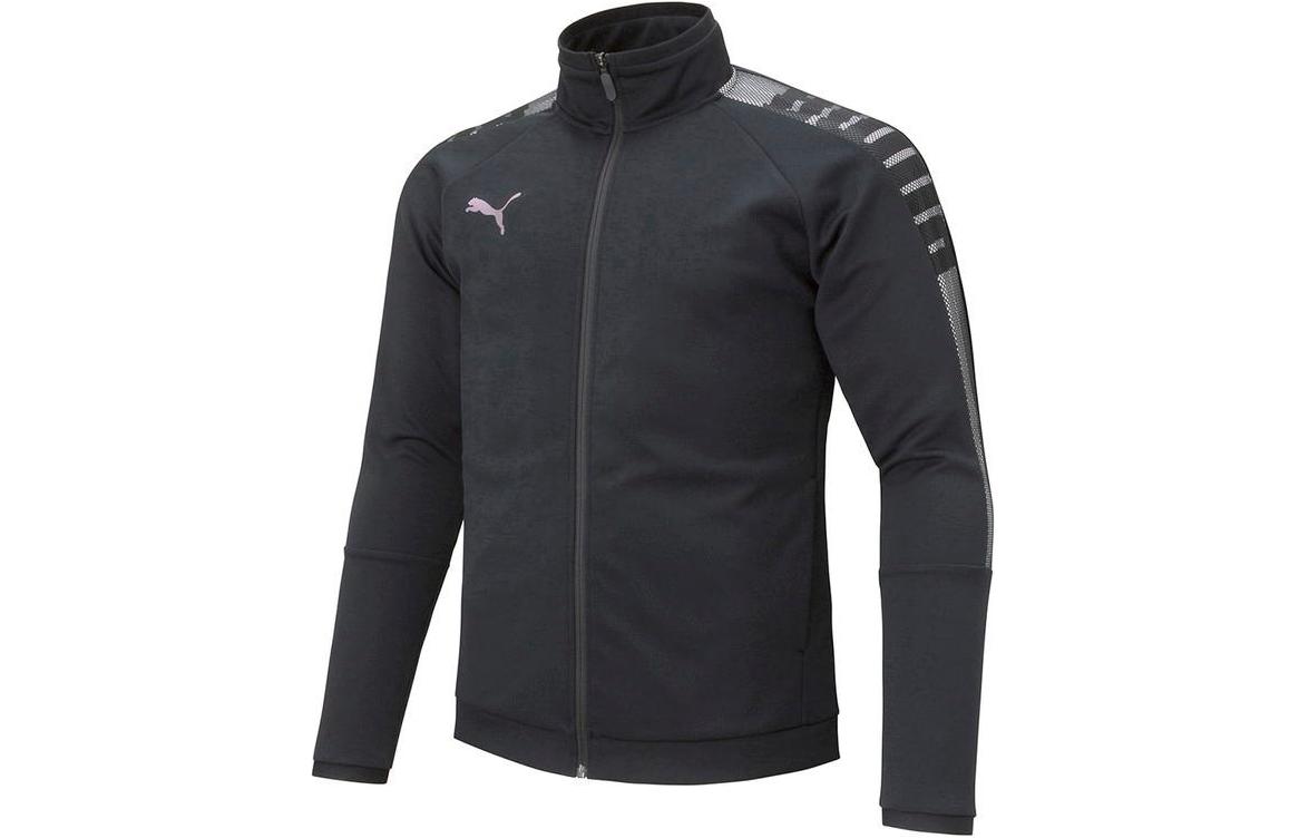 Puma Printed Casual Stand Collar Jacket for Men - Black 656326-01