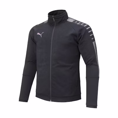 Puma Printed Casual Stand Collar Jacket for Men - Black 656326-01