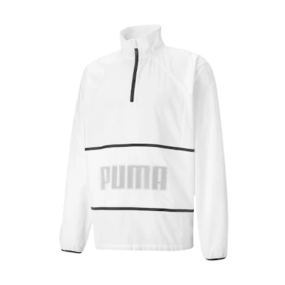 Puma Printed Half-Zip Athletic Letter Jacket 520120-02