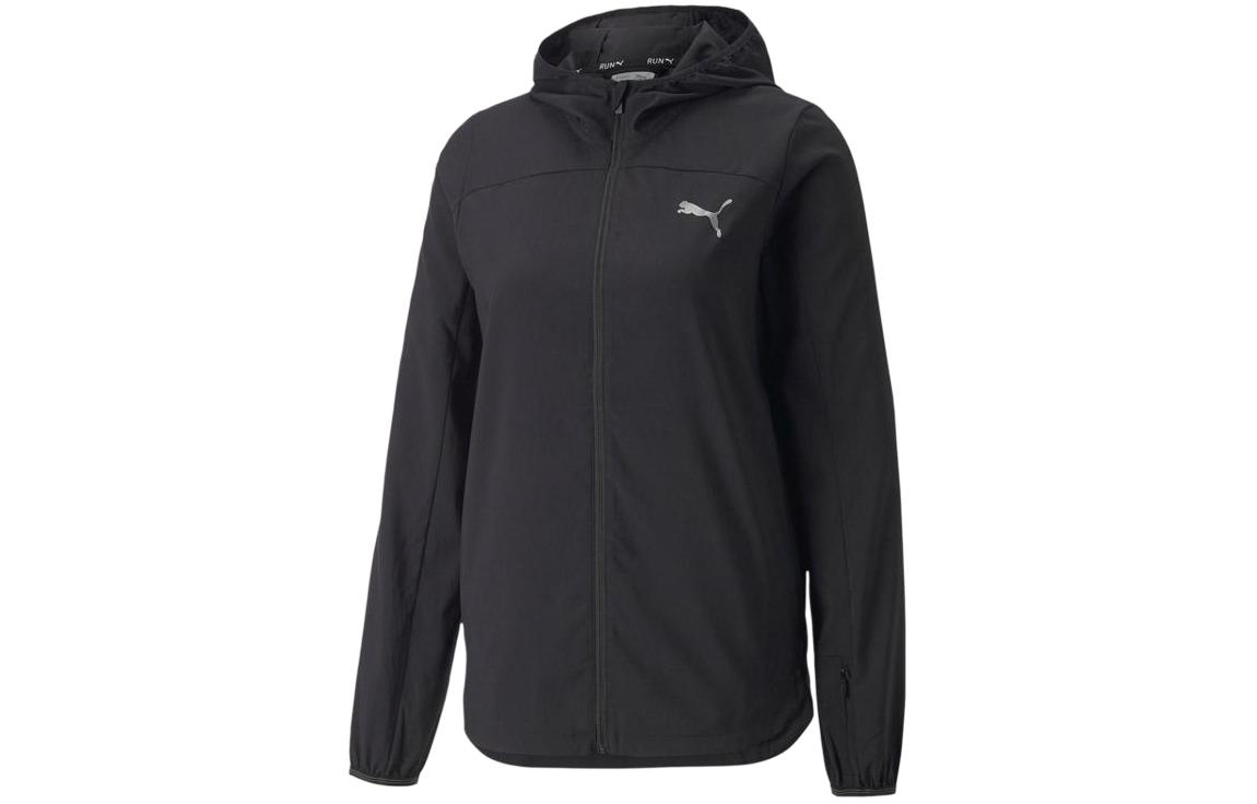 Puma Printed Hooded Casual Jacket Black 522787-01