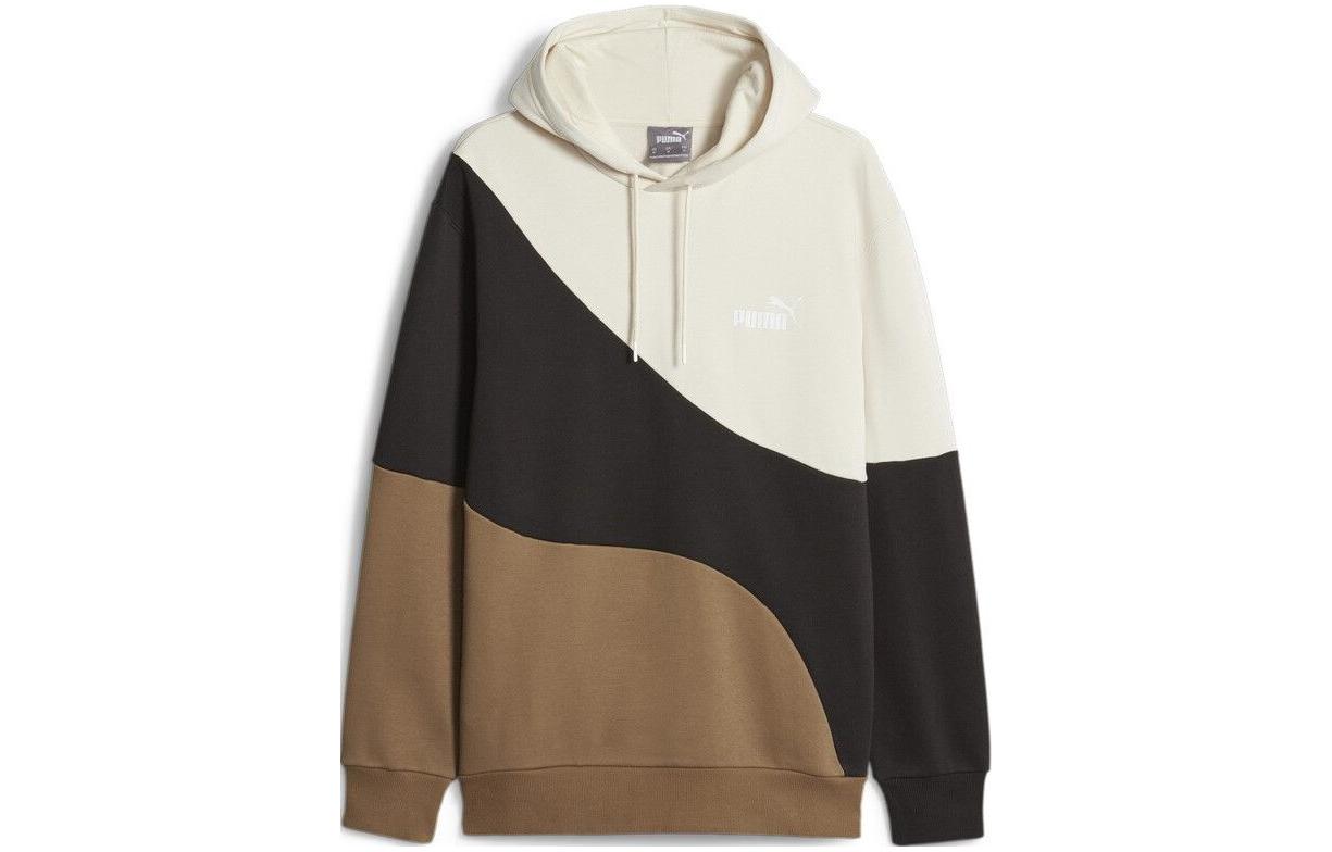 Puma Printed Hoodie Casual Coffee Brown 674099-87