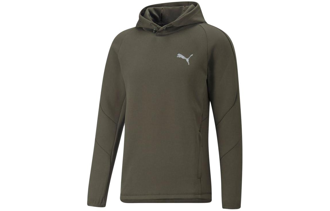 Puma Printed Hoodie Casual Sportswear - Dark Brown 672397-70