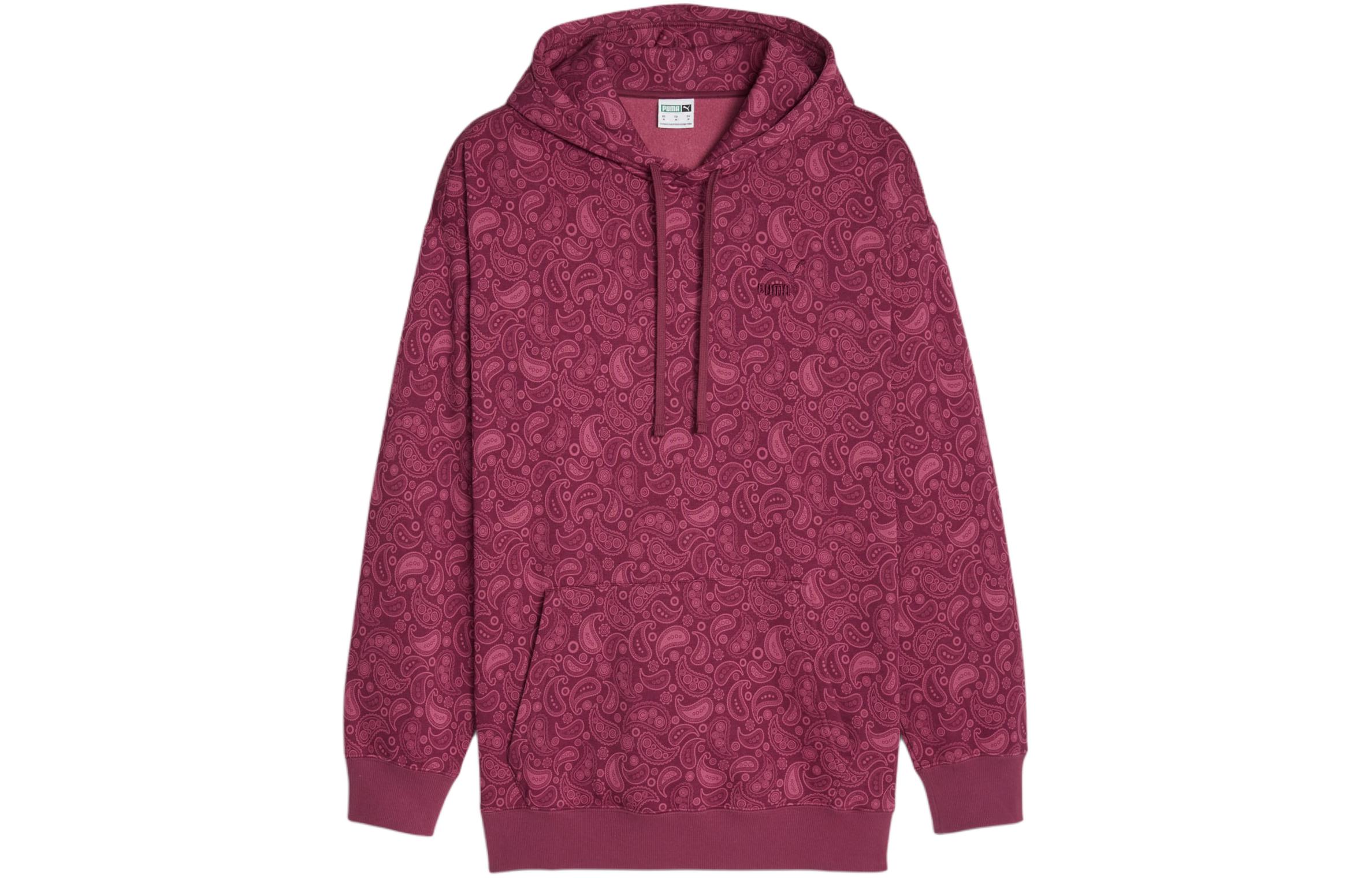 Puma Printed Pullover Hoodie Unisex Dark Jasper Green 625232-22