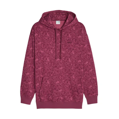 Puma Printed Pullover Hoodie Unisex Dark Jasper Green 625232-22