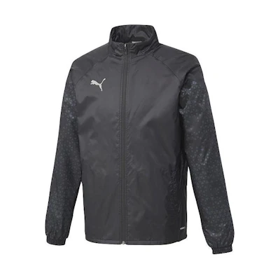 Puma Printed Stand Collar Casual Sports Jacket Black 658812-03