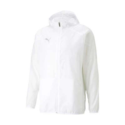 Puma Printed Woven Hooded Casual Jacket - White 658667-05