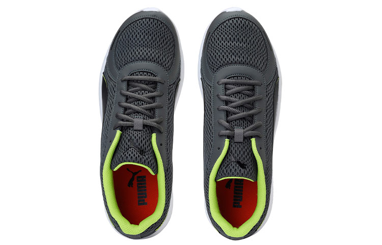 Shop プーマ プロペルV1「グレーグリーン」380355-02 380355-02