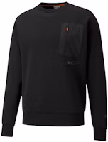 Puma Protect Crew Pullover Sweatshirt with Chest Zip Pocket Black - 534404-01 Puma Protect Crew Pullover Sweatshirt with Chest Zip Pocket Black - 534404-01