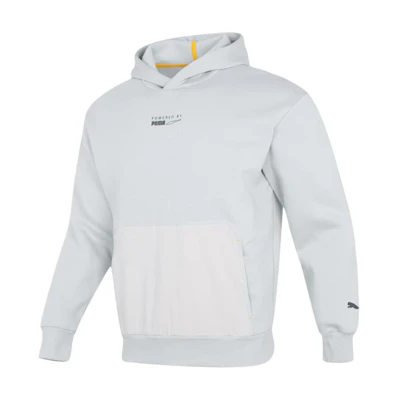 Puma Protect Printed Knit Pullover Hoodie Light Gray 534403-09