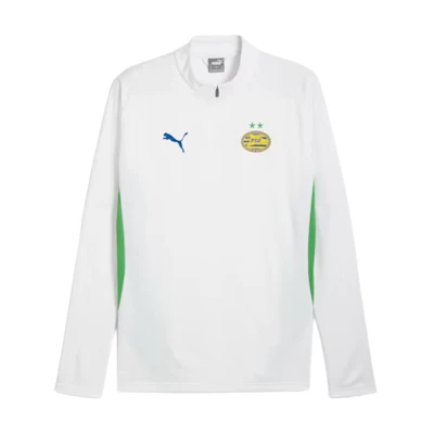Puma PSV Eindhoven SS24 Training Pullover Football Jacket White Mens 776938-13