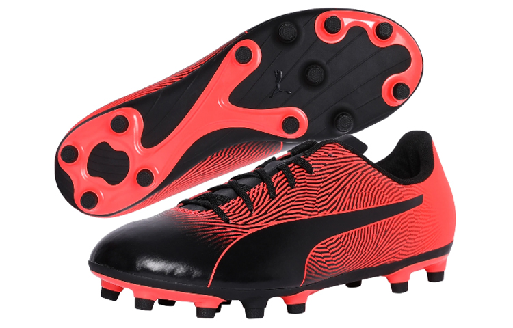 Lookbook Puma Spirit II FG Chaussures de Football Noir Rouge ''Black Red'' 105521-02