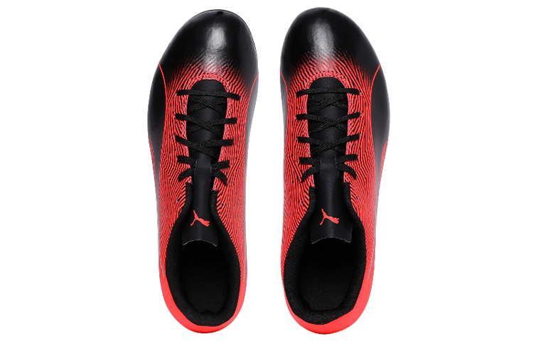 Shop Puma Spirit II FG Chaussures de Football Noir Rouge ''Black Red'' 105521-02