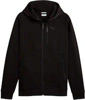 Puma PumaTECH Black Breathable Zip Running Hoodie Jacket 626143-01 Puma PumaTECH Black Breathable Zip Running Hoodie Jacket 626143-01